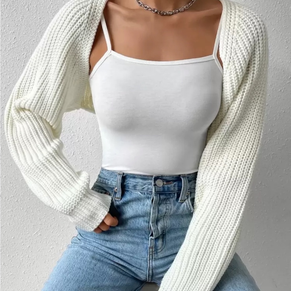 White Knit Sweater